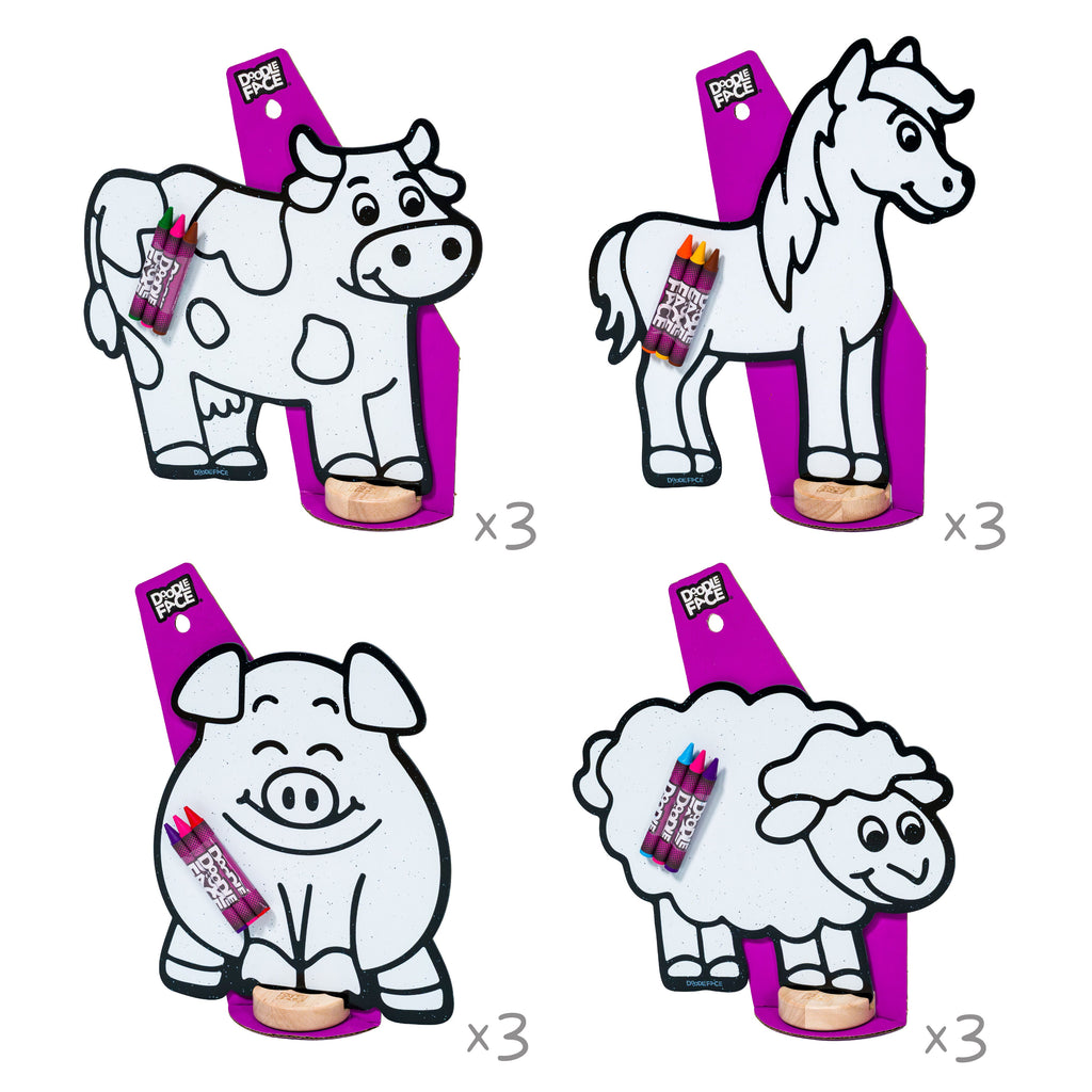 Farm Color & Play Set | 12 Pack