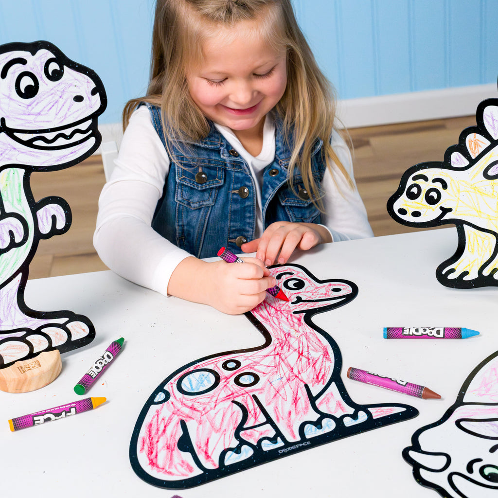 Dinosaur Color & Play Set | 12 Pack