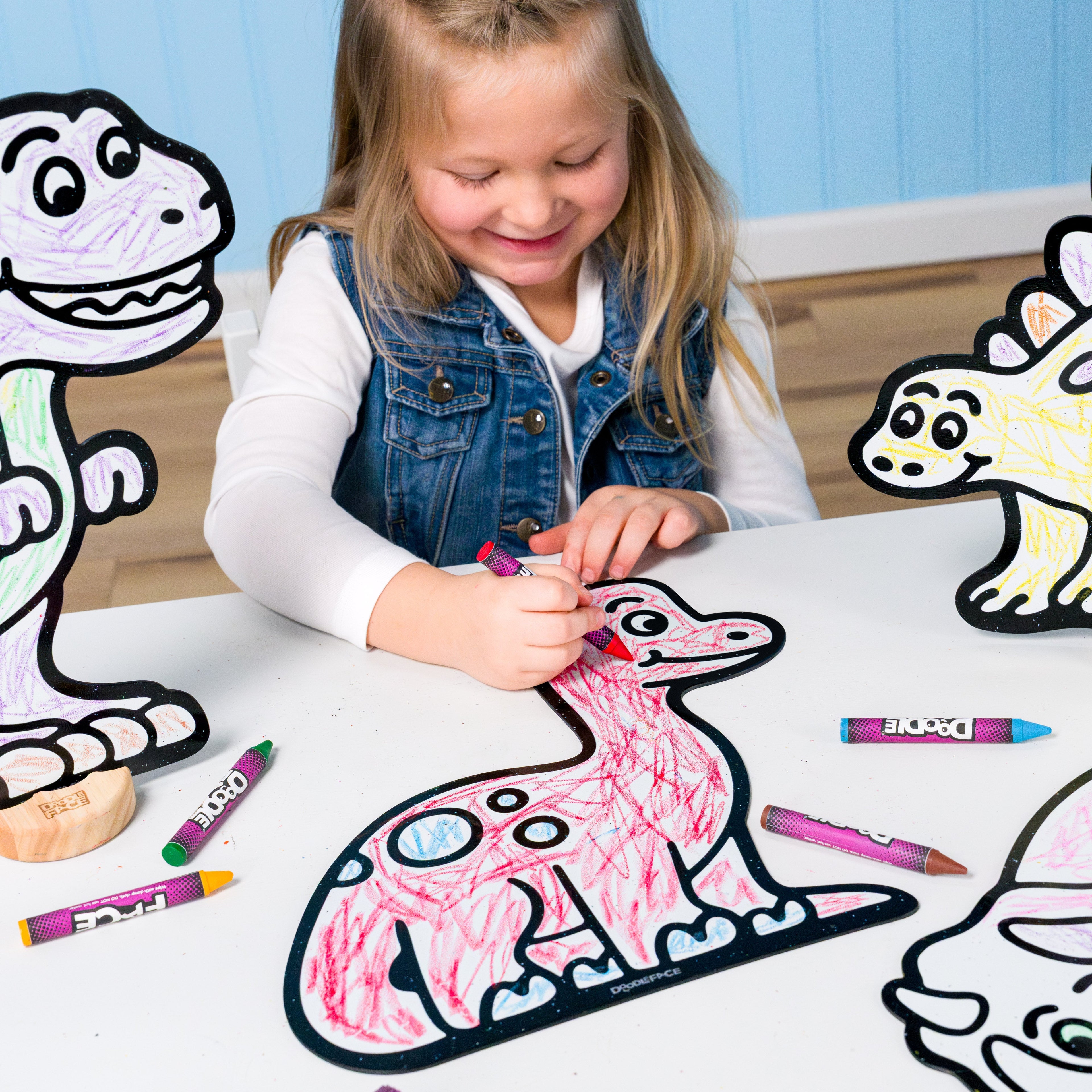 Dinosaur Color & Play Set | 12 Pack