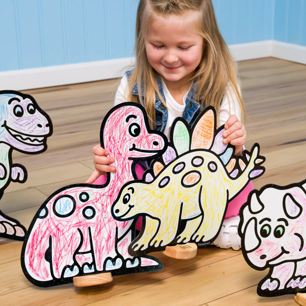 Dinosaur Color & Play Set | 12 Pack
