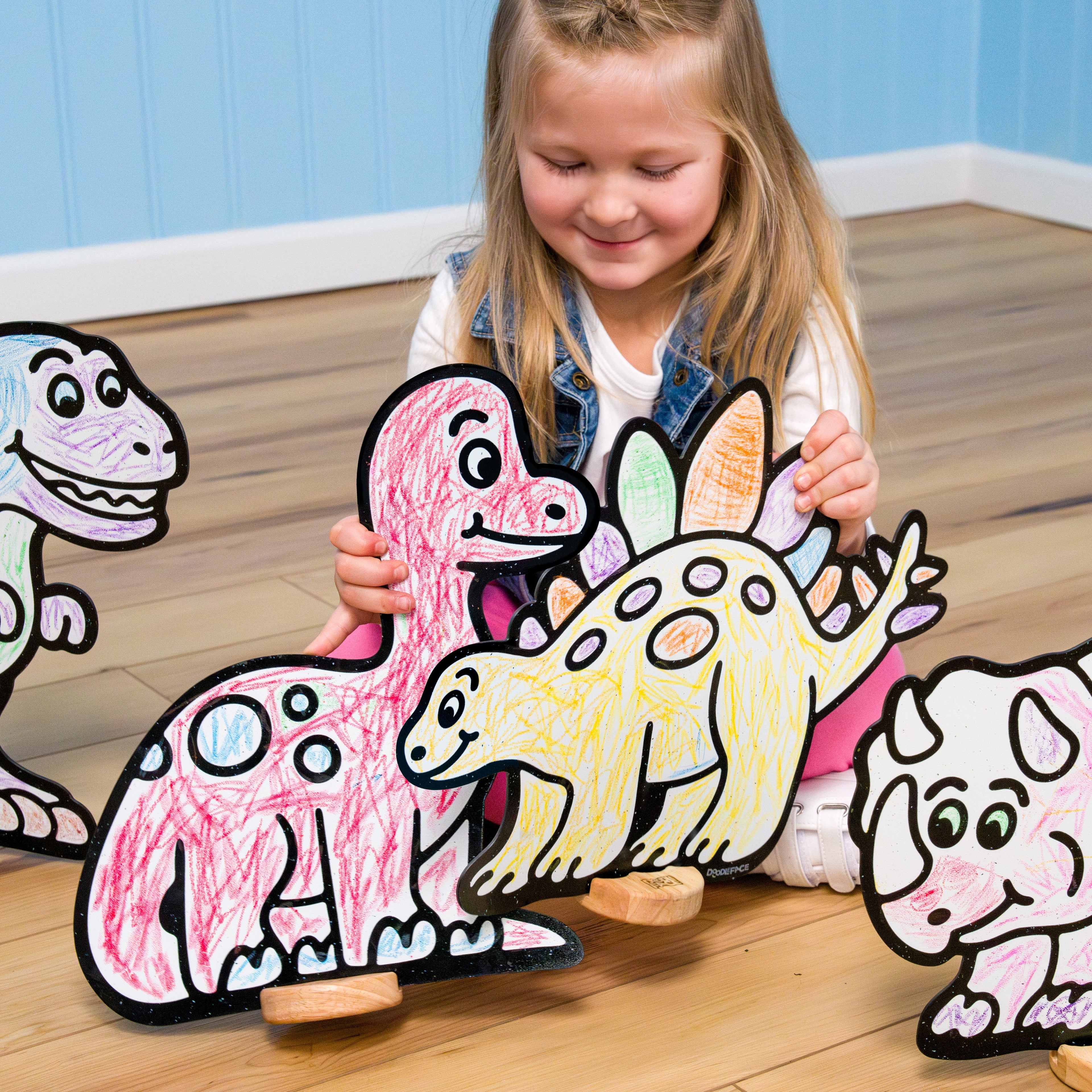 Dinosaur Color & Play Set | 12 Pack