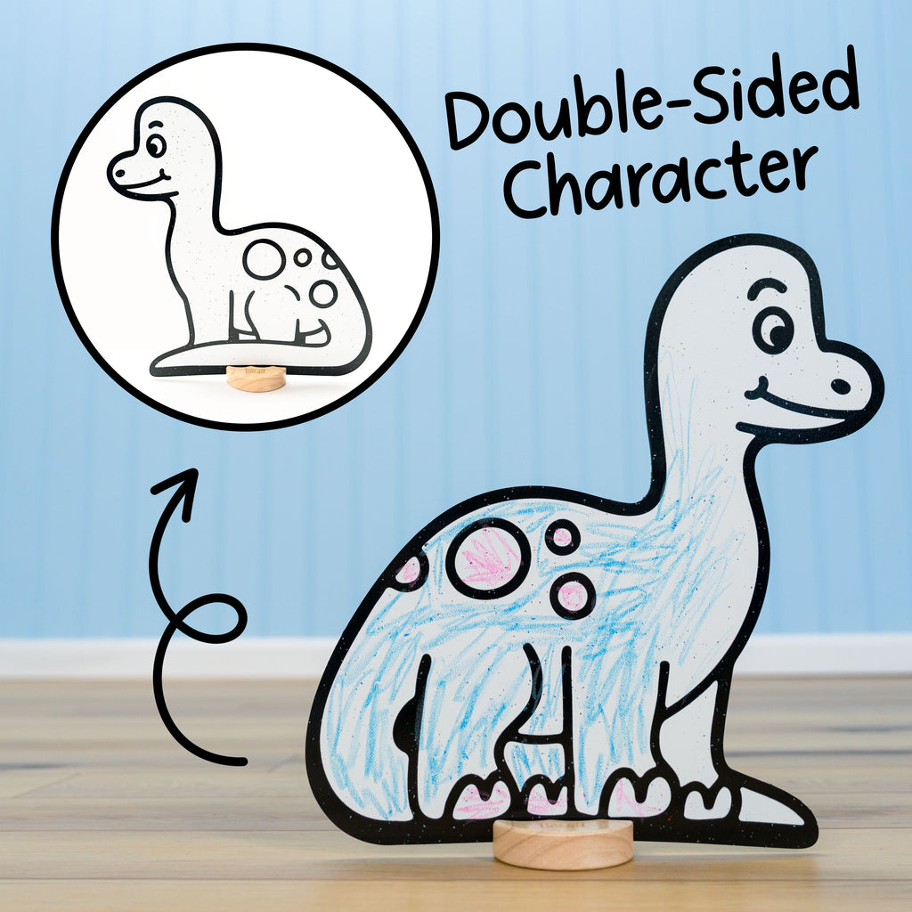 Dinosaur Color & Play Set | 12 Pack