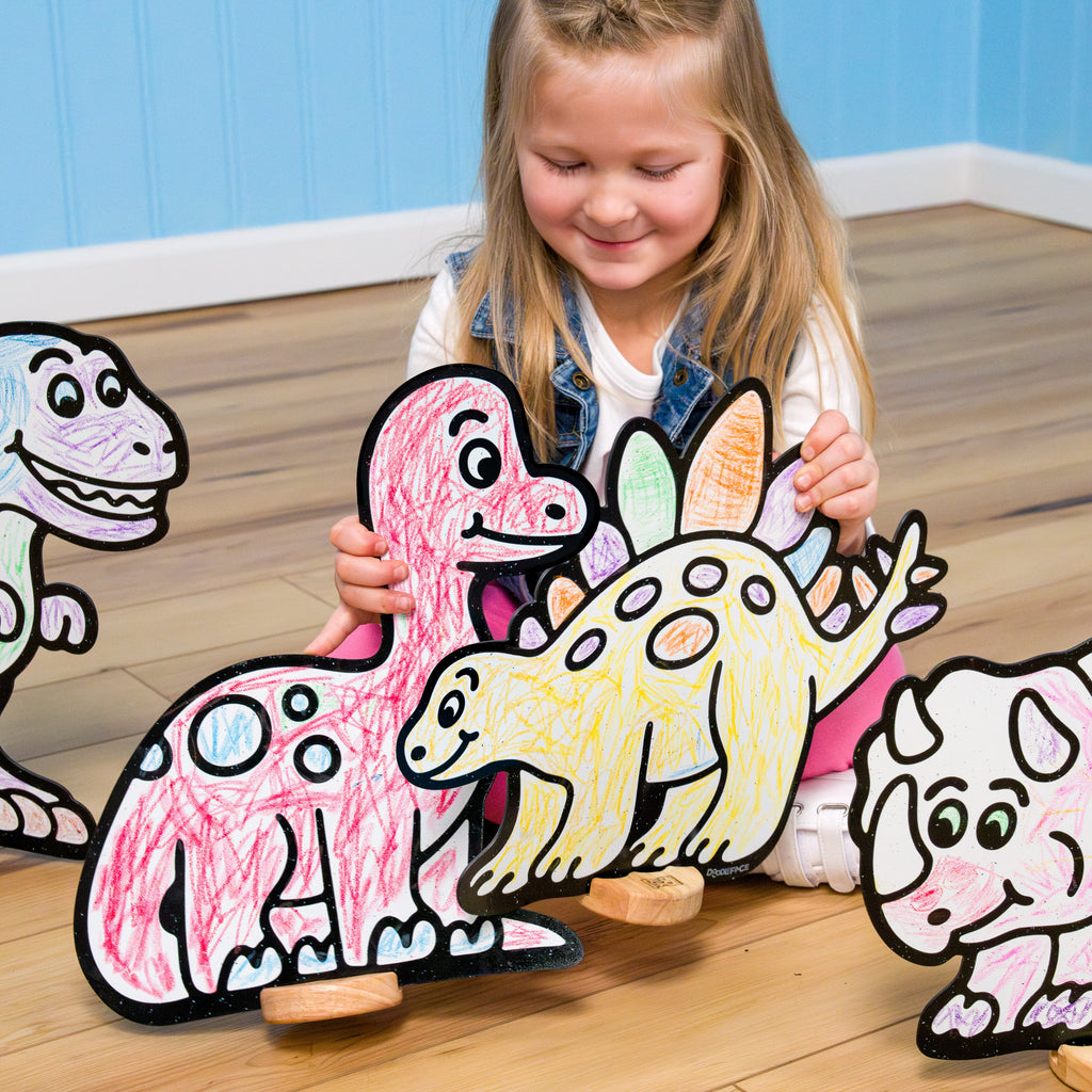 Dinosaur Color & Play Set | 12 Pack