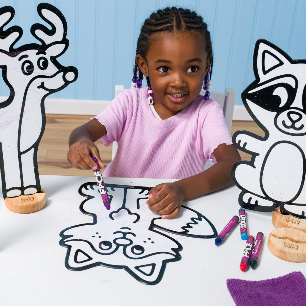 Woodland Animal Color & Play Set | 12 Pack