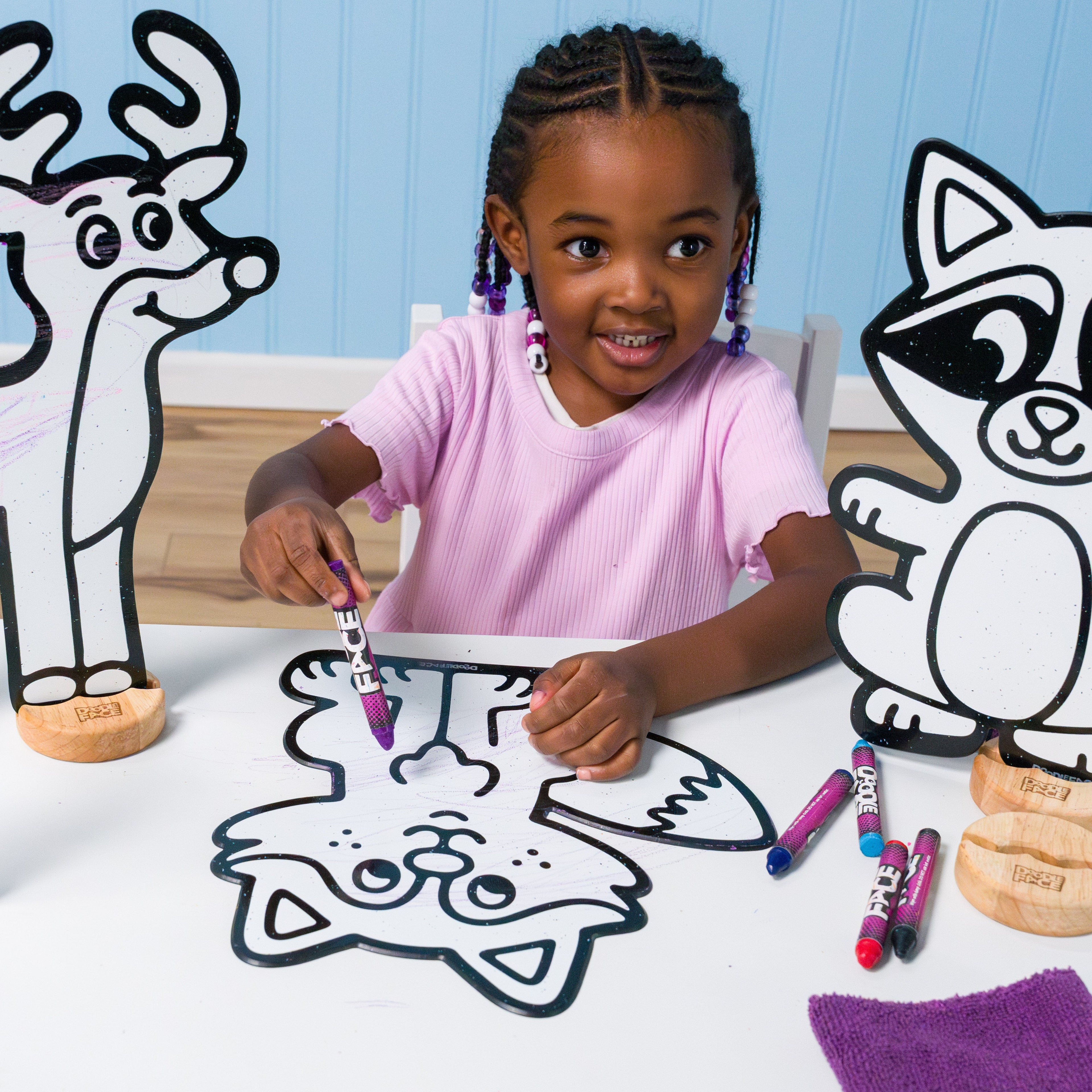 Woodland Animal Color & Play Set | 12 Pack