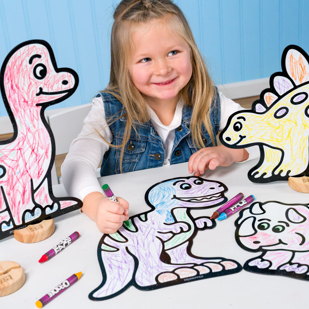Dinosaur Color & Play Set | 12 Pack