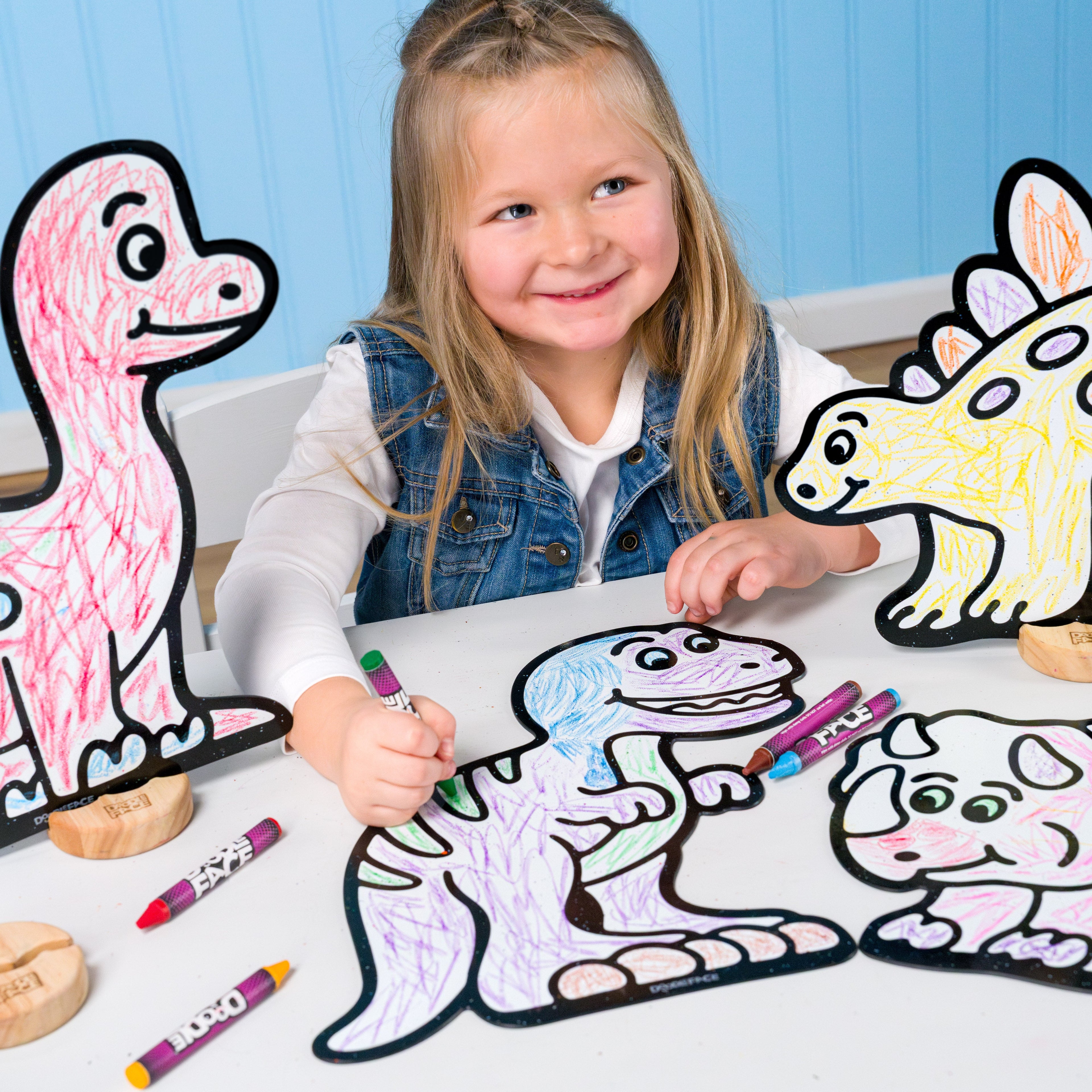 Dinosaur Color & Play Set | 12 Pack
