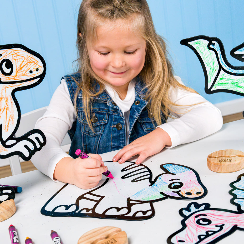 Dinosaur Companion Color & Play Set | 12 Pack