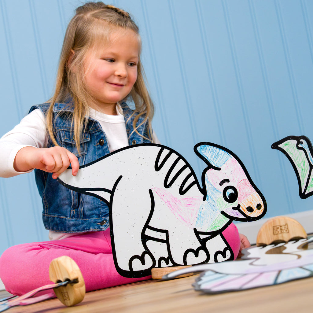 Dinosaur Companion Color & Play Set | 12 Pack