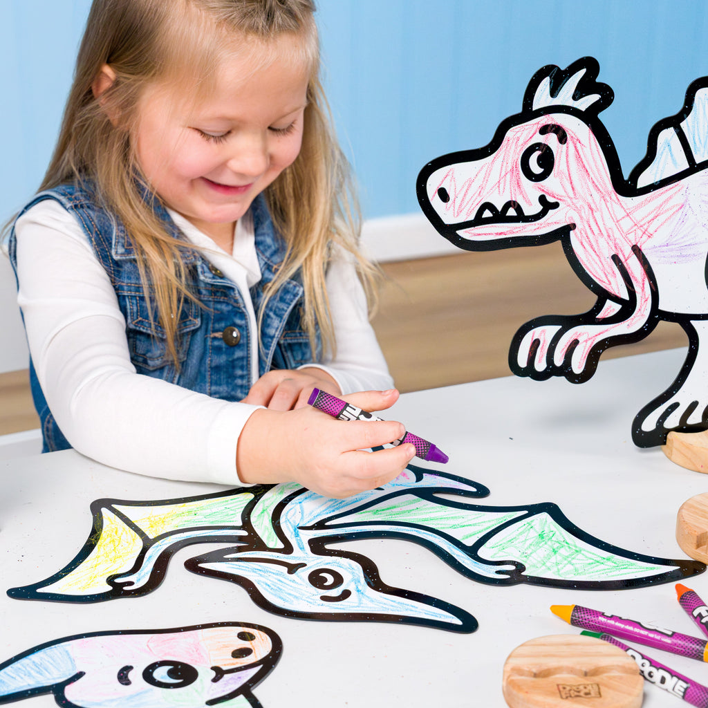 Dinosaur Companion Color & Play Set | 12 Pack