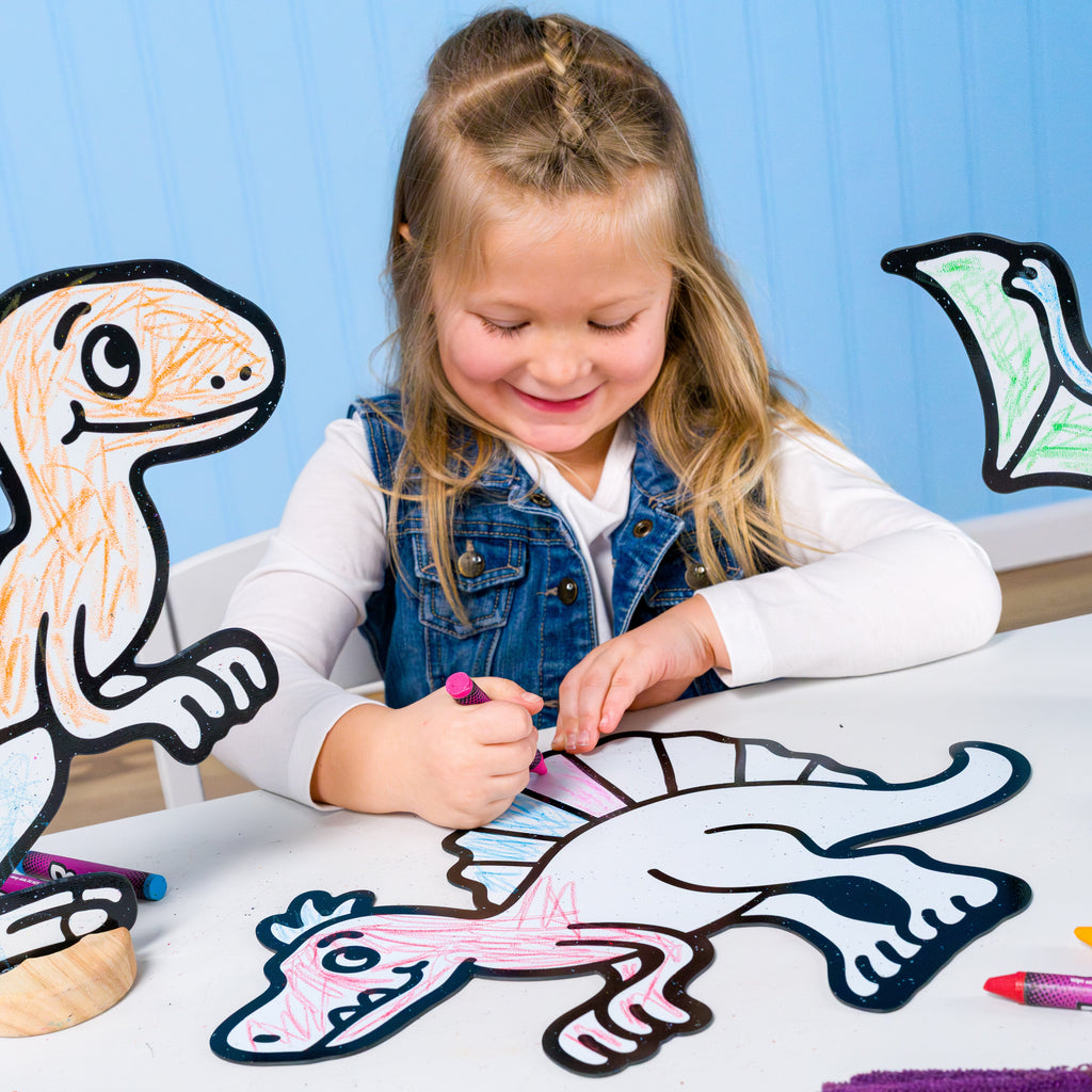 Dinosaur Companion Color & Play Set | 12 Pack