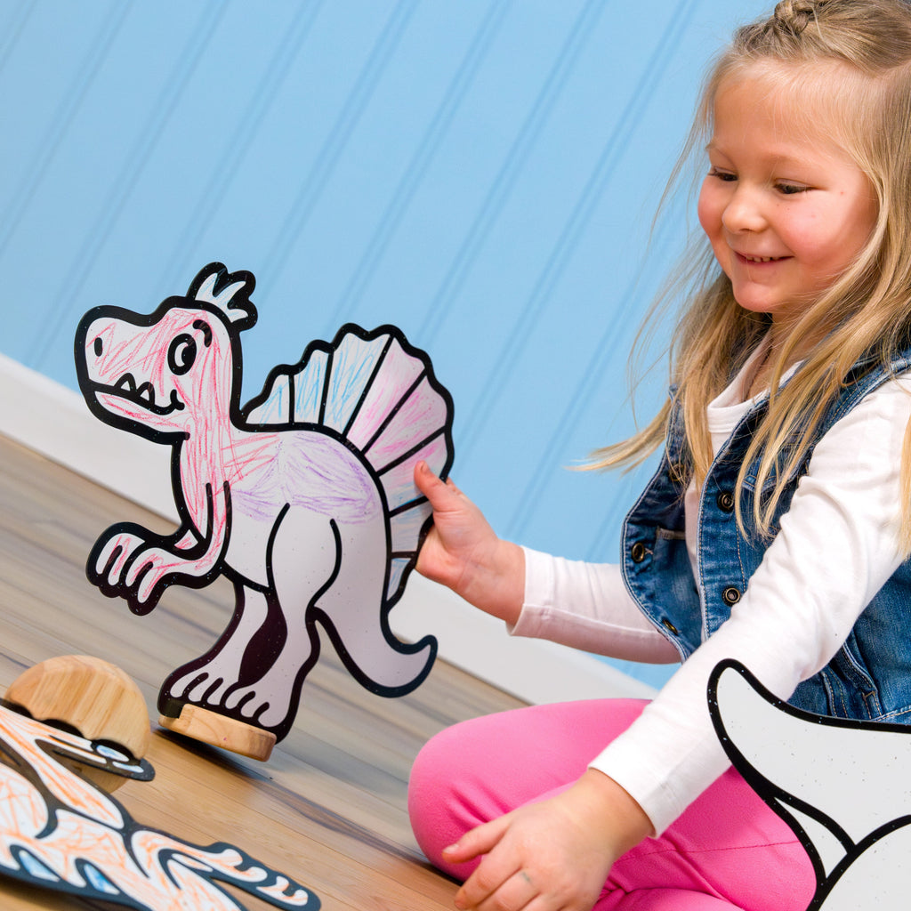 Dinosaur Companion Color & Play Set | 12 Pack