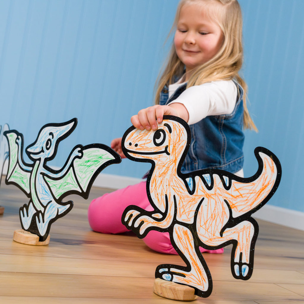 Dinosaur Companion Color & Play Set | 12 Pack