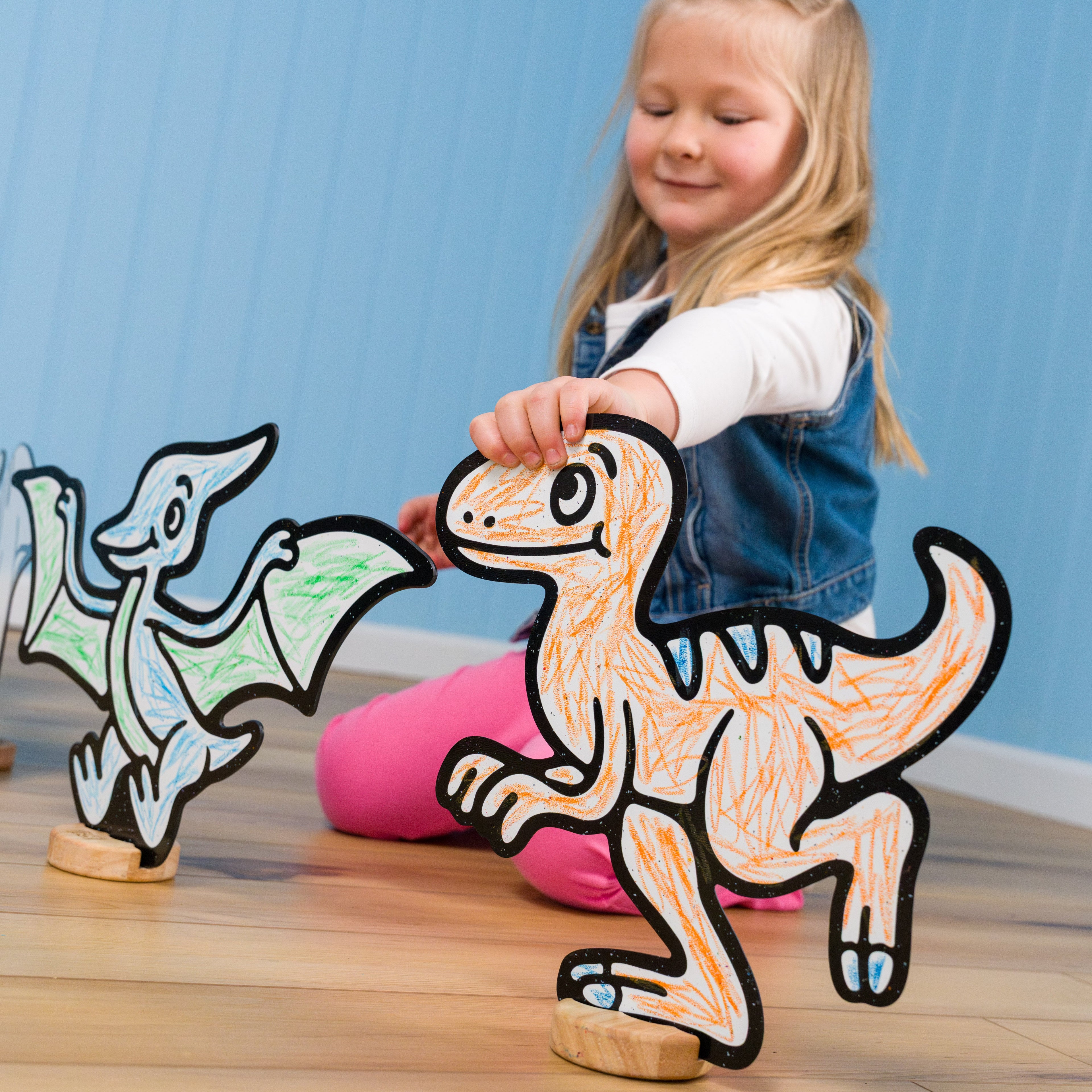 Dinosaur Companion Color & Play Set | 12 Pack