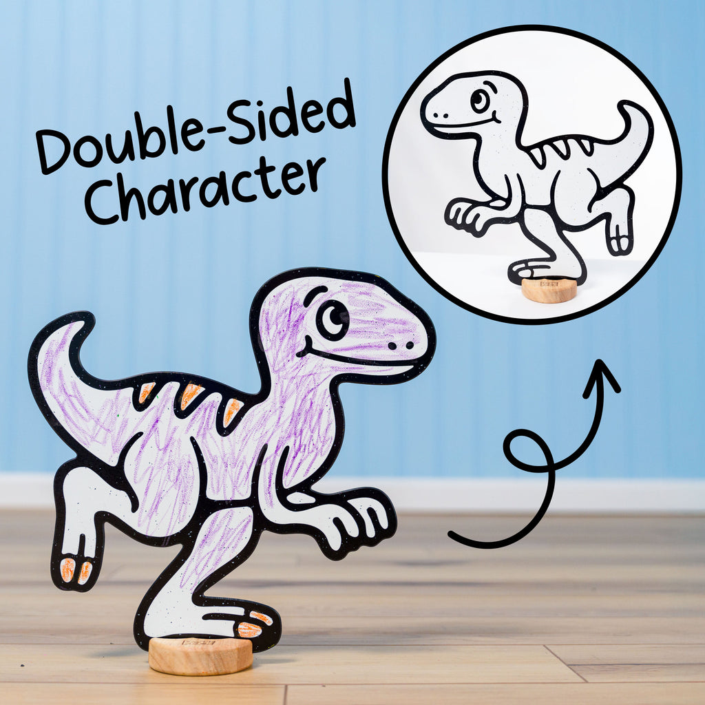 Dinosaur Companion Color & Play Set | 12 Pack