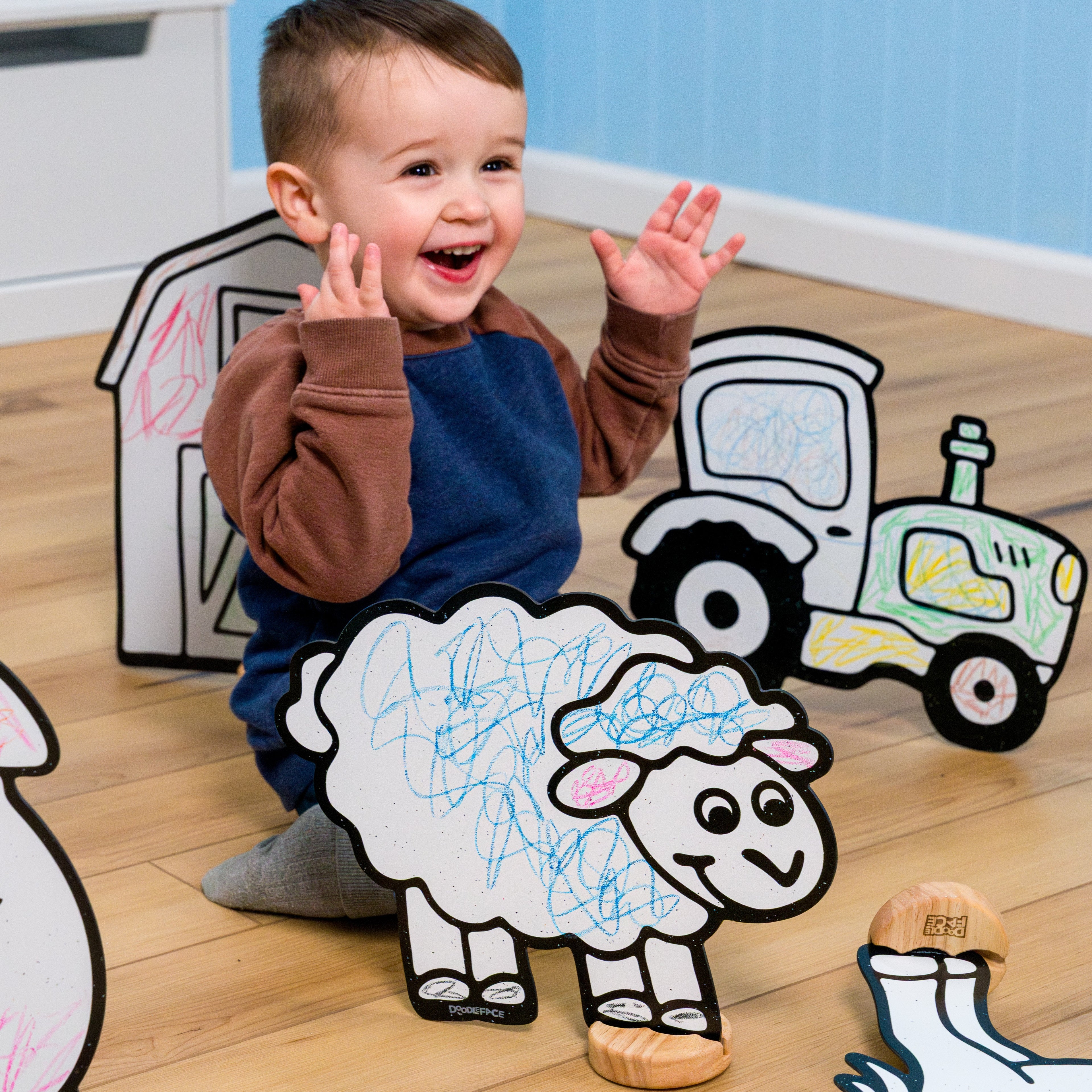 Farm Color & Play Set | 12 Pack