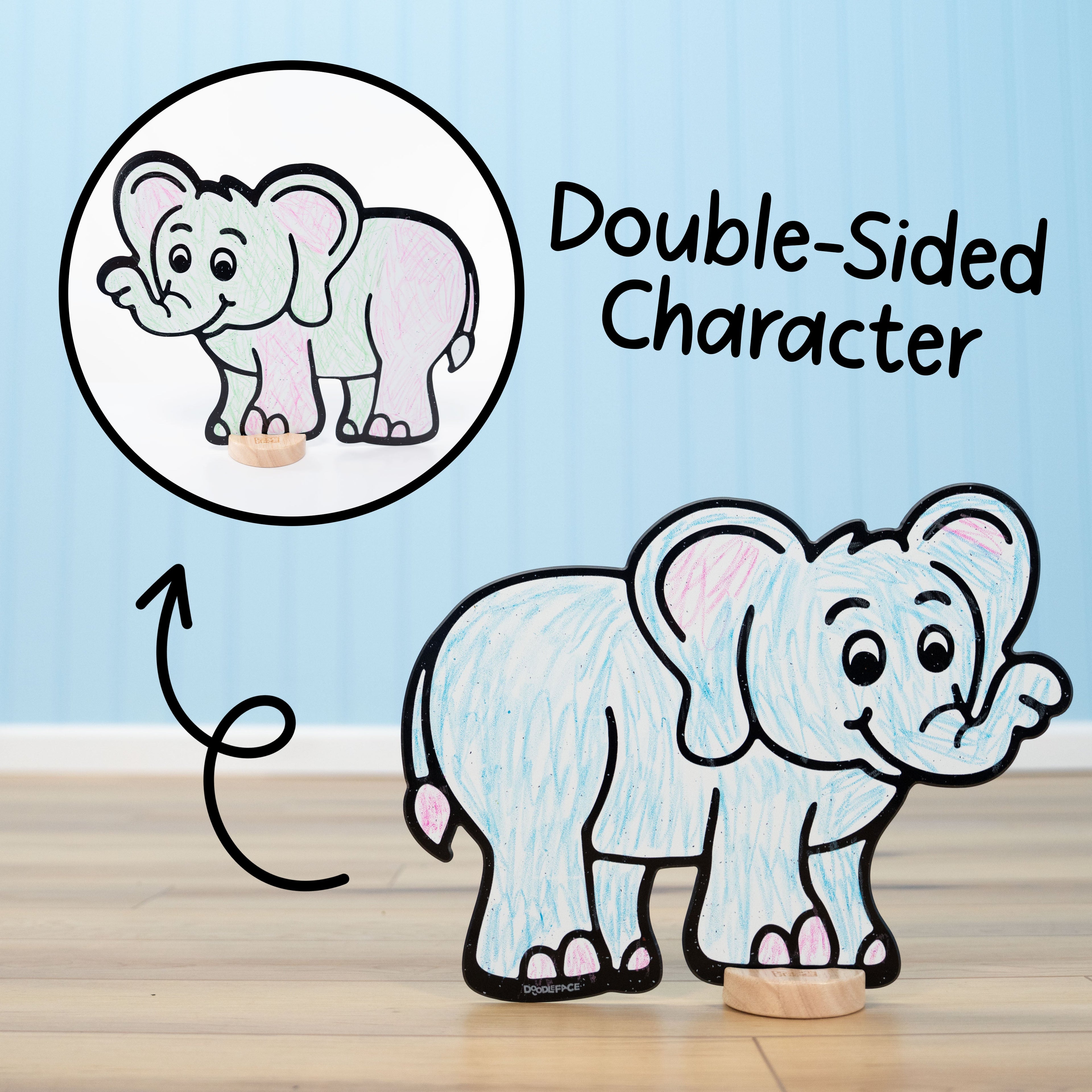 Safari Zoo Animal Color & Play Set | 12 Pack