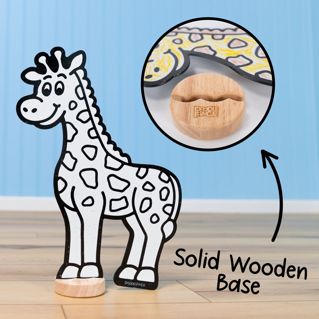 Safari Zoo Animal Color & Play Set | 12 Pack