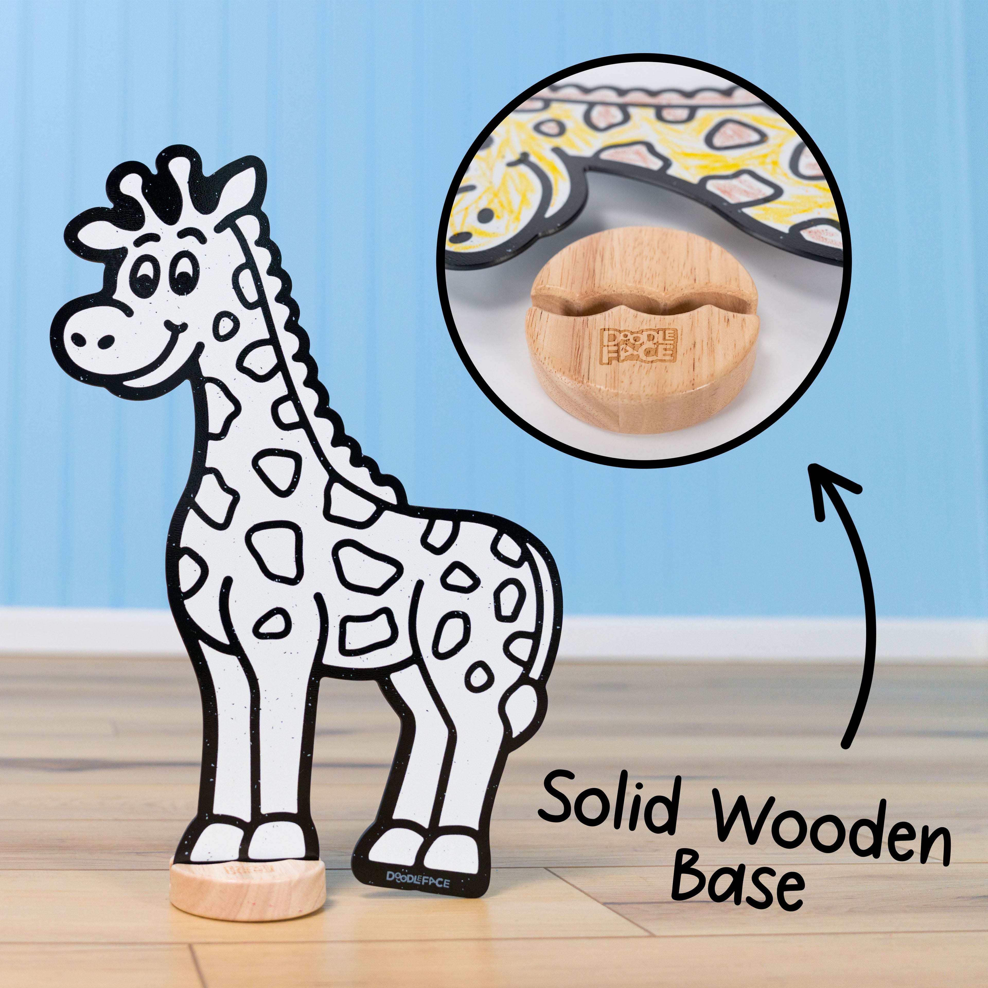 Safari Zoo Animal Color & Play Set | 12 Pack