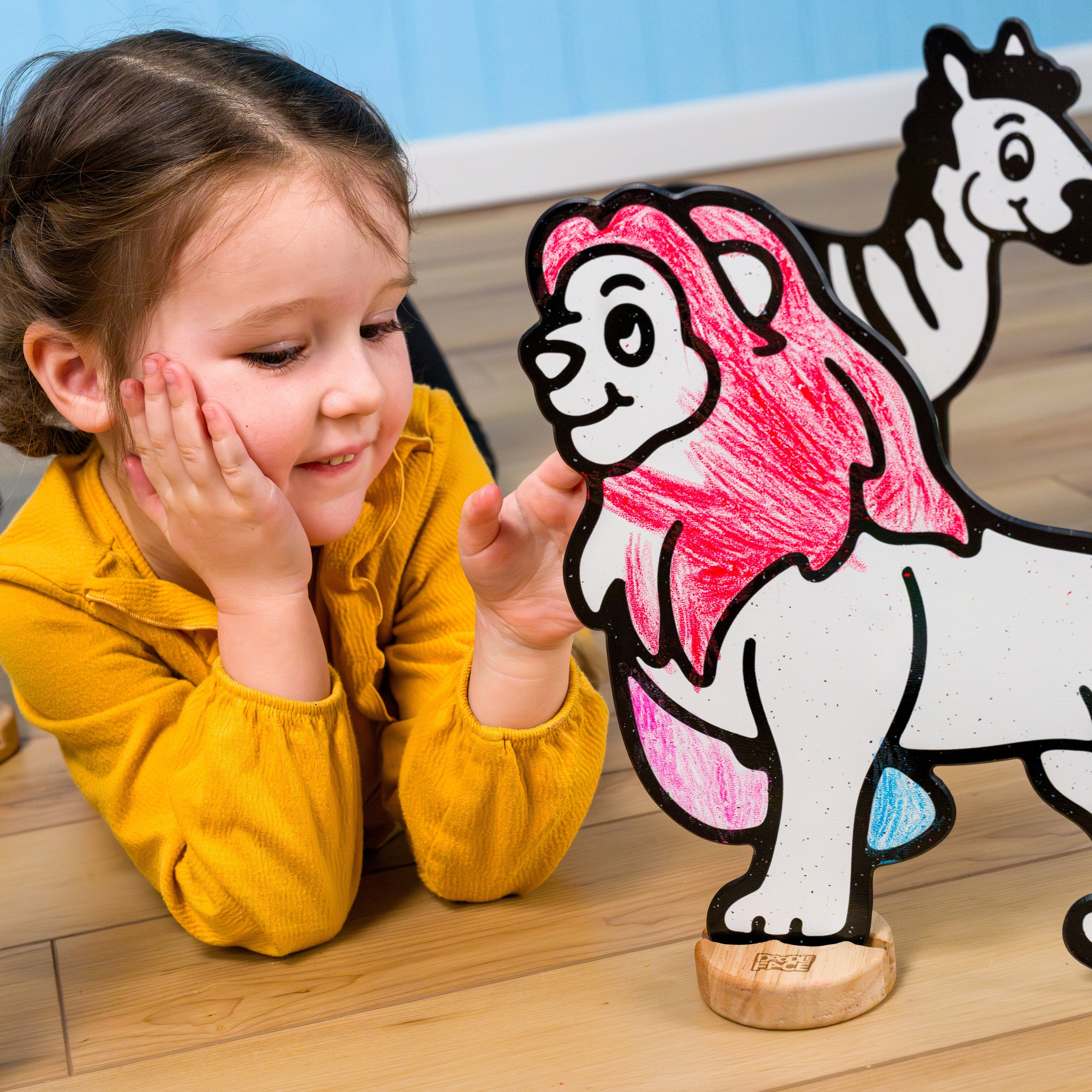 Safari Zoo Animal Color & Play Set | 12 Pack