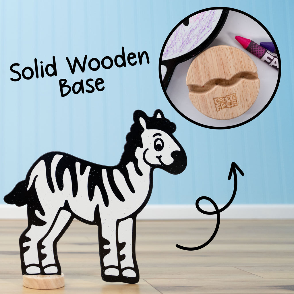 Safari Zoo Animal Color & Play Set | 12 Pack
