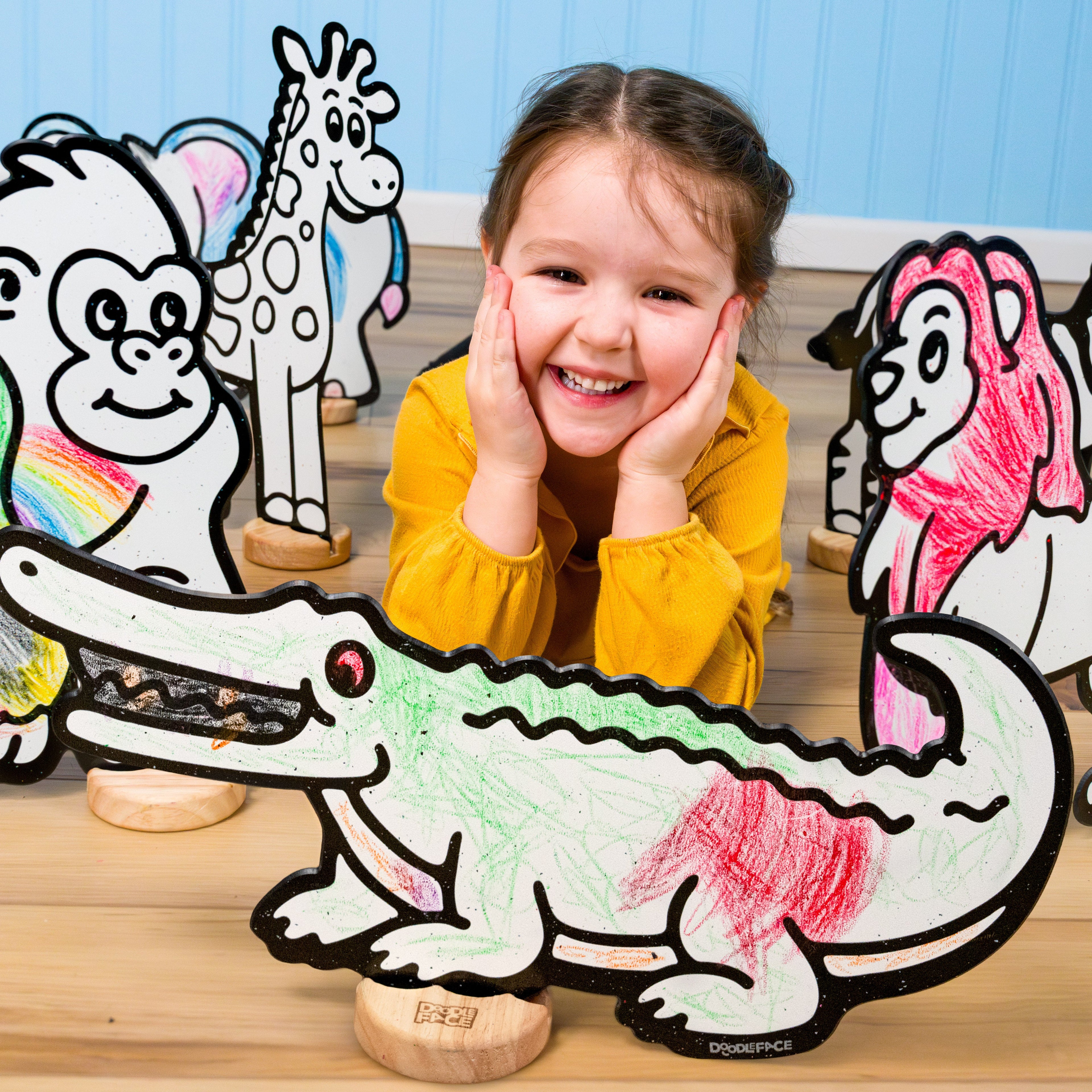 Safari Zoo Companion Color & Play Set | 12 Pack