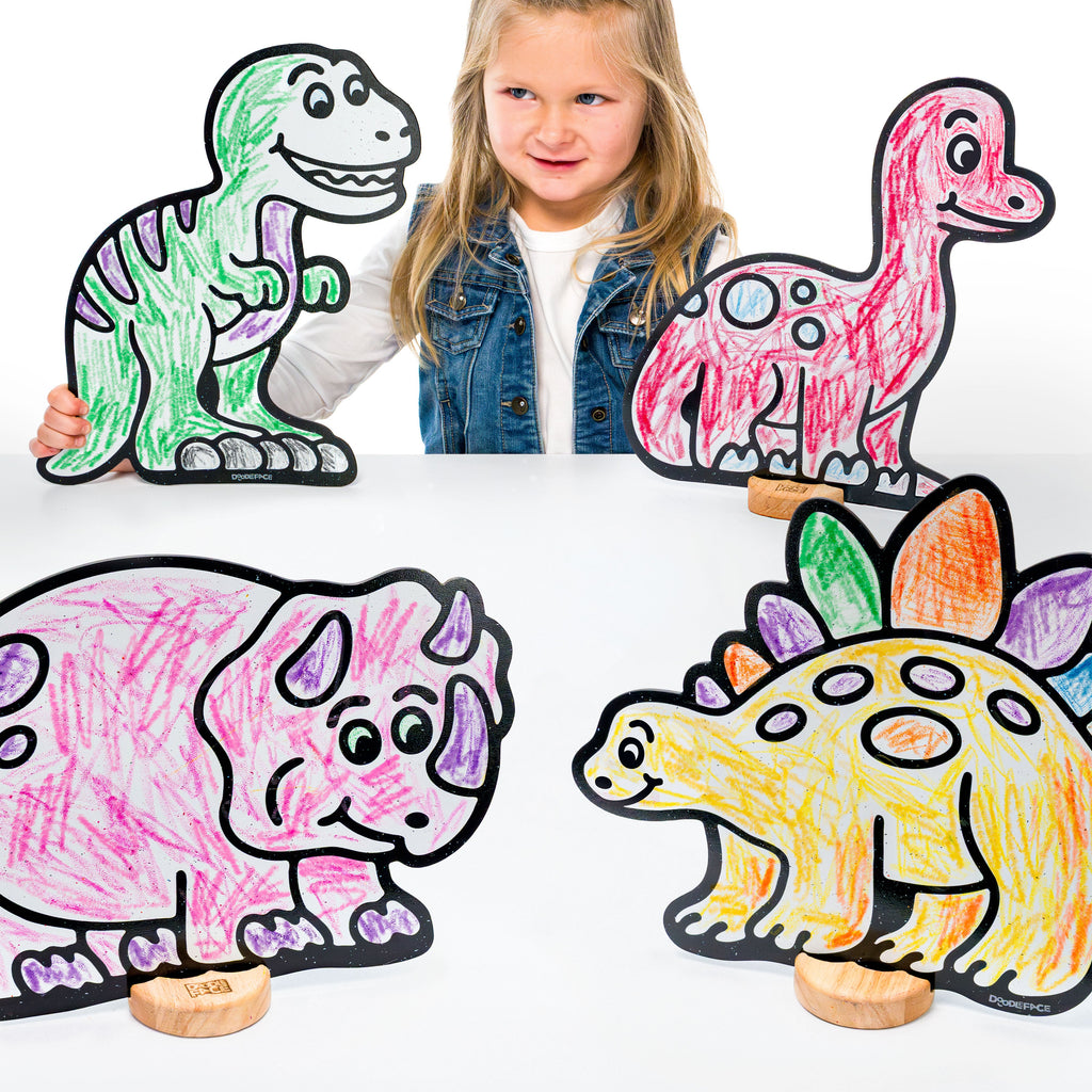 Dinosaur Color & Play Set | 12 Pack
