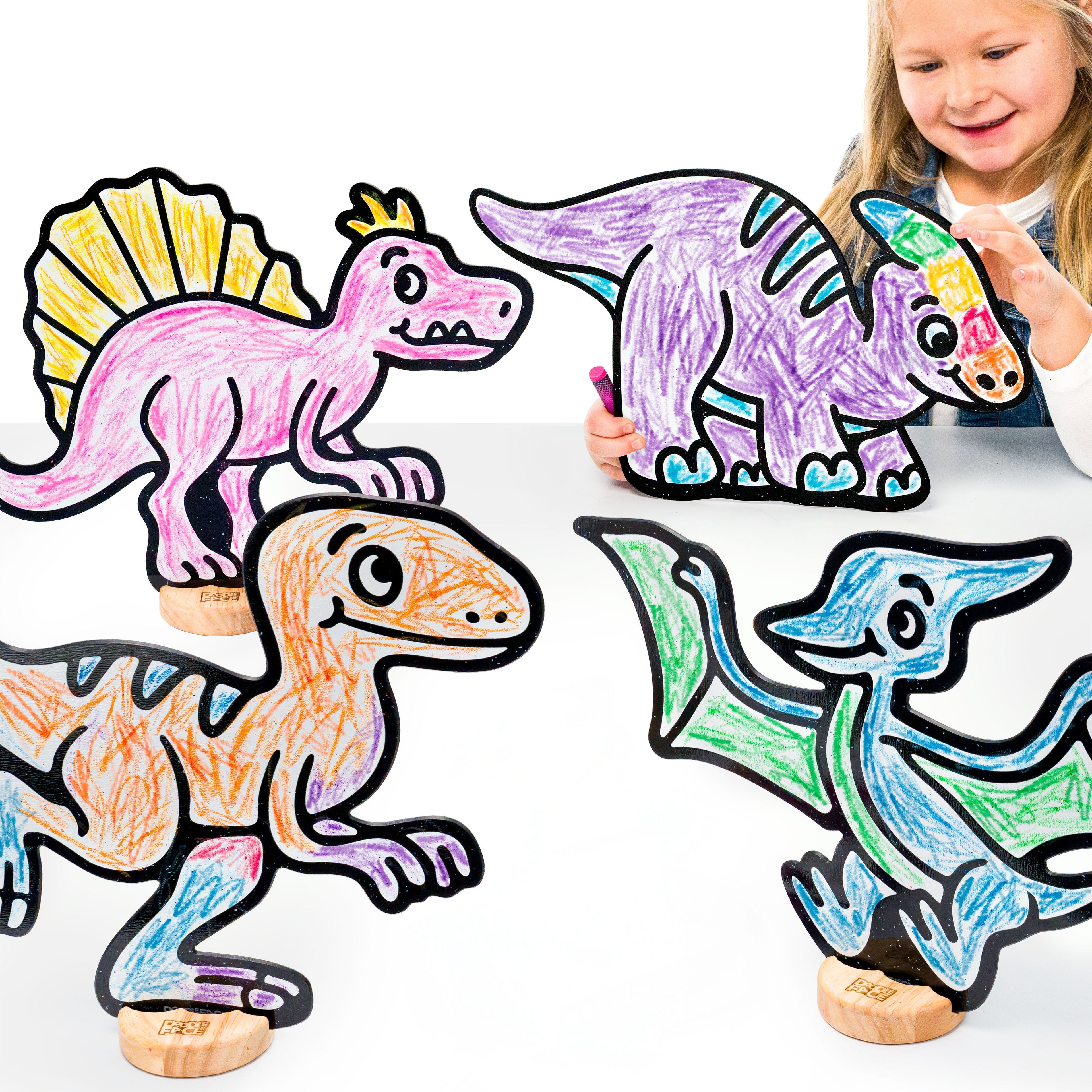 Dinosaur Companion Color & Play Set | 12 Pack
