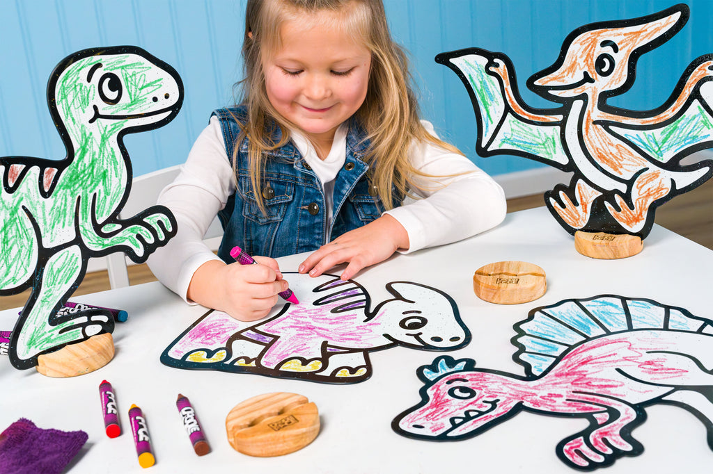 Dinosaur Companion Color & Play Set | 12 Pack