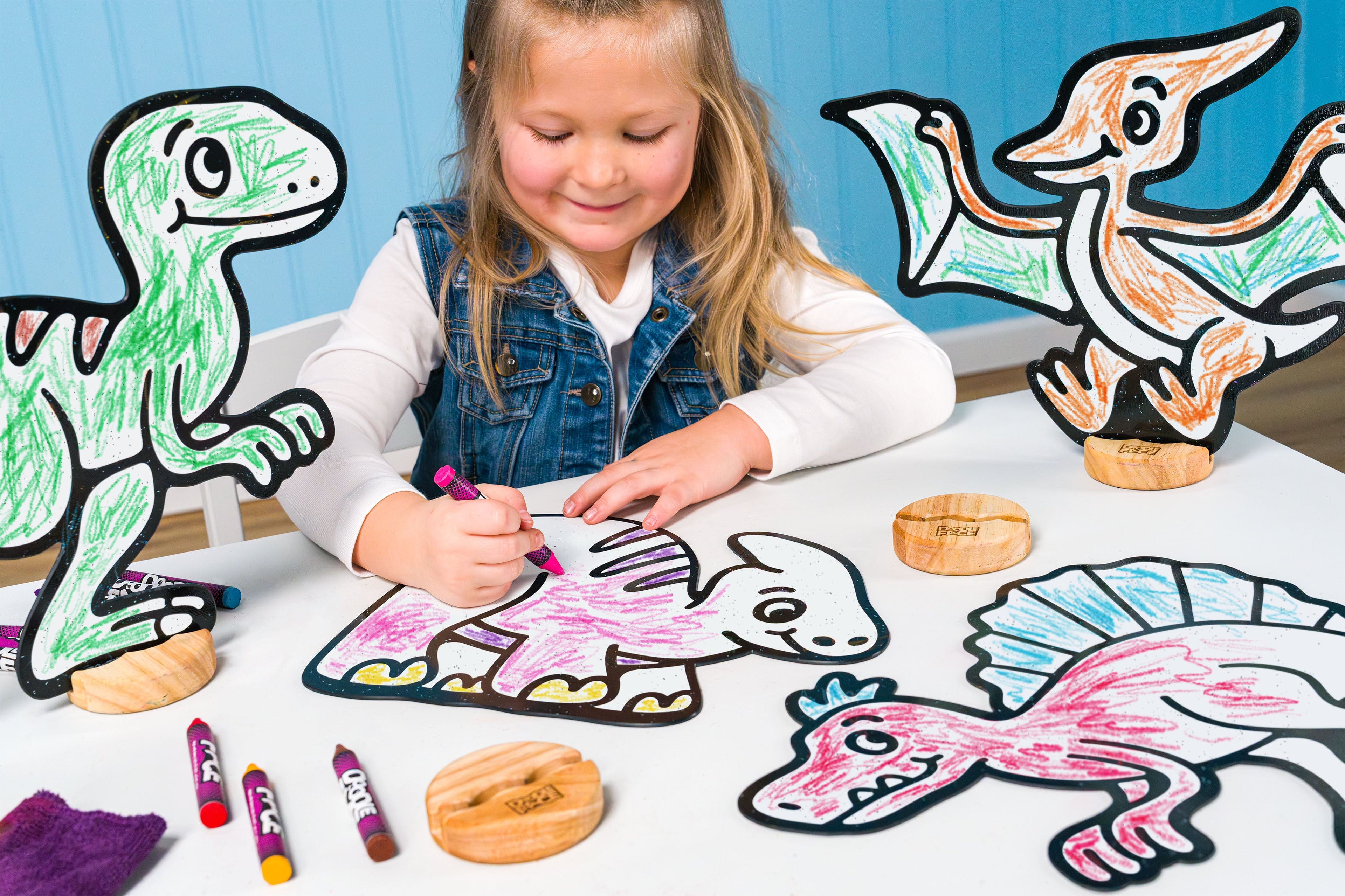 Dinosaur Companion Color & Play Set | 12 Pack