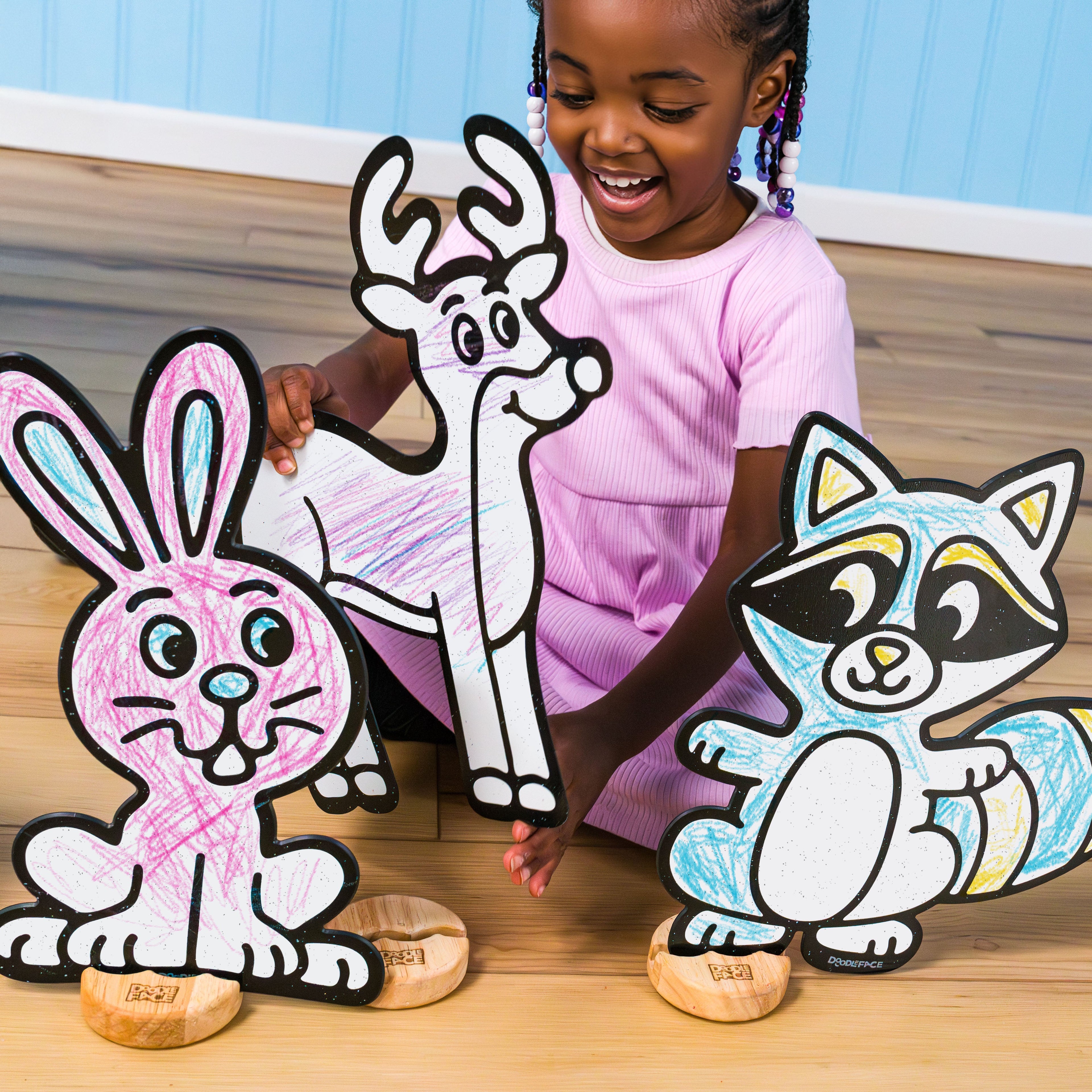 Woodland Animal Color & Play Set | 12 Pack