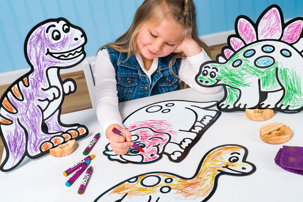 Dinosaur Color & Play Set | 12 Pack