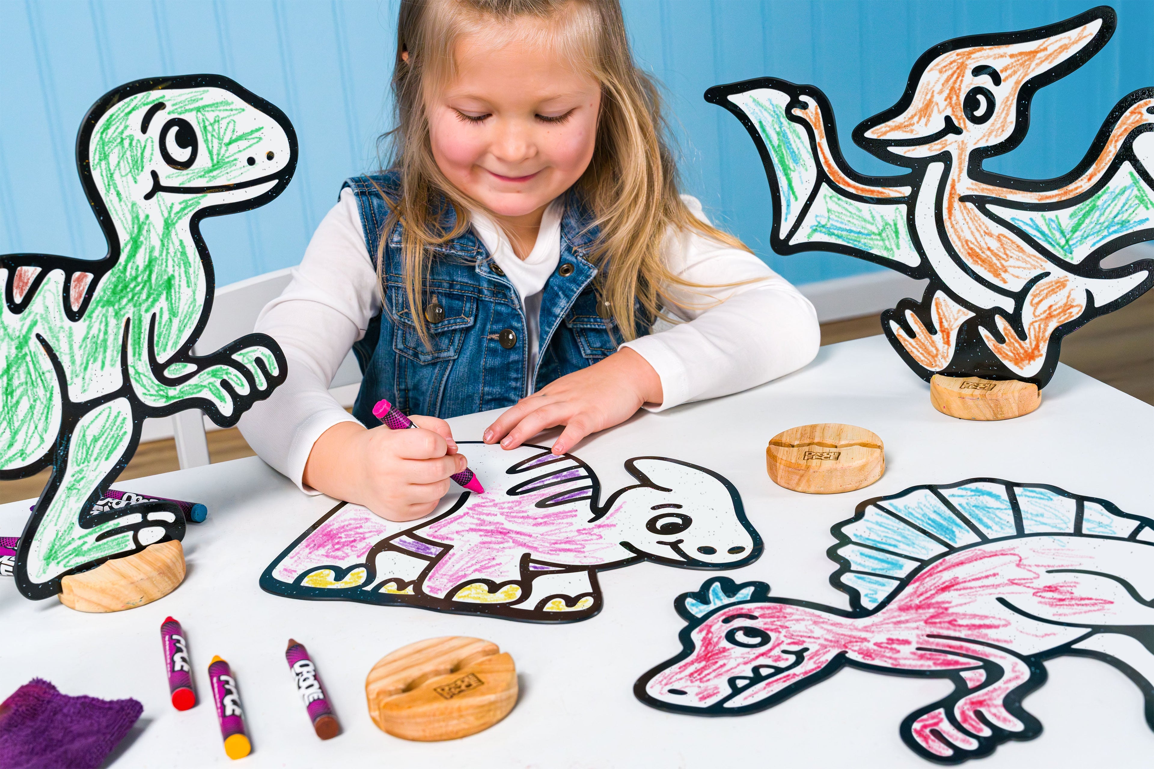 Dinosaur Companion Color & Play Set | 12 Pack