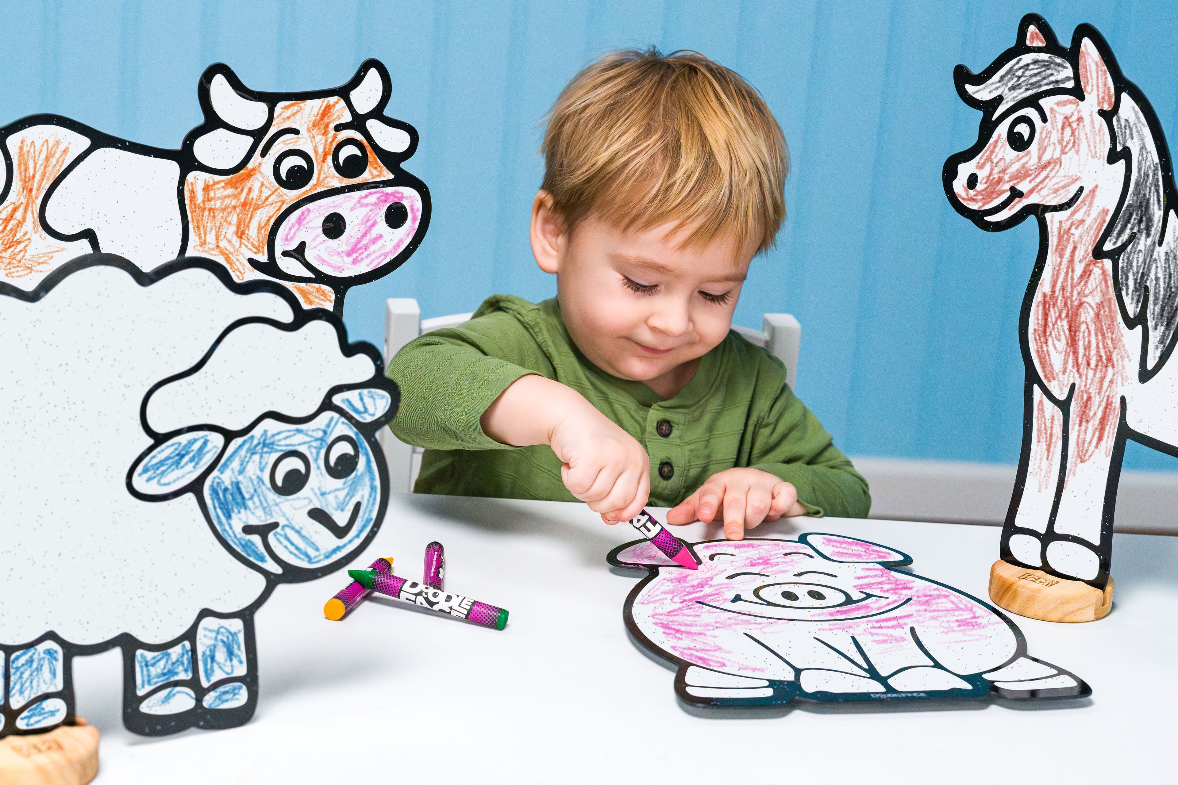 Farm Color & Play Set | 12 Pack