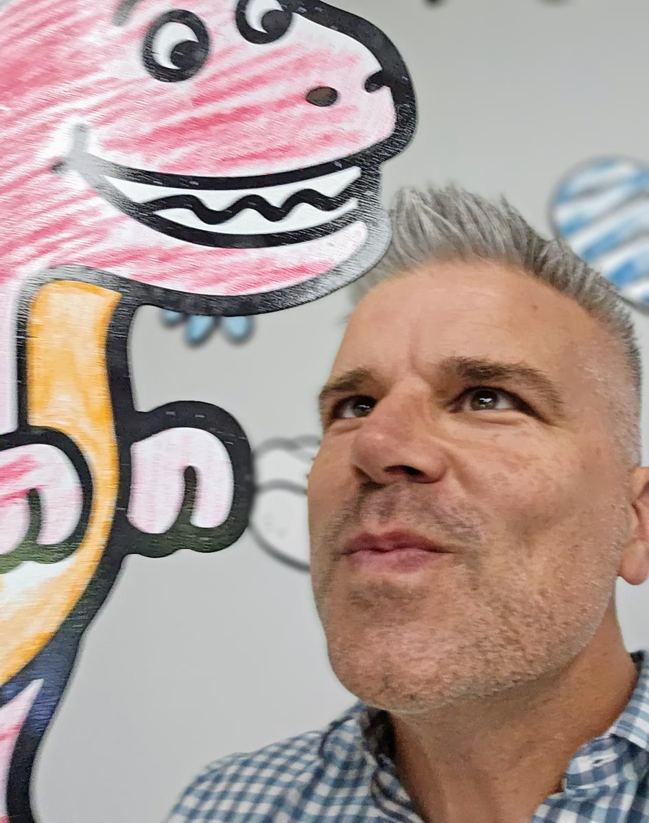 Darren Coon with a DoodleFace Doodle